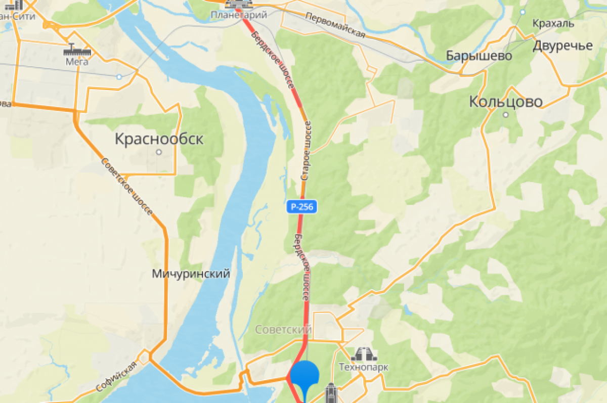 П восход новосибирская область карта